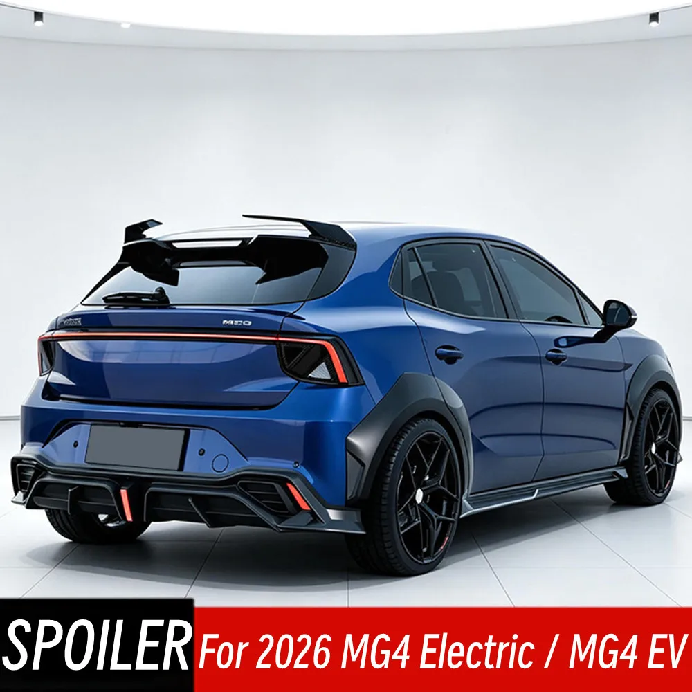 2/Pcs For MG4 Electric / MG4 EV 2026 Rear Roof Trunk Lid Spoiler Wings ABS Plastic Glossy Black Car Exterior Accessories Part
2/Pcs For MG4 Electric / MG4 EV 2026 Rear Roof Trunk Lid Spoiler Wings ABS Plastic Glossy Black Car Exterior Accessories Part