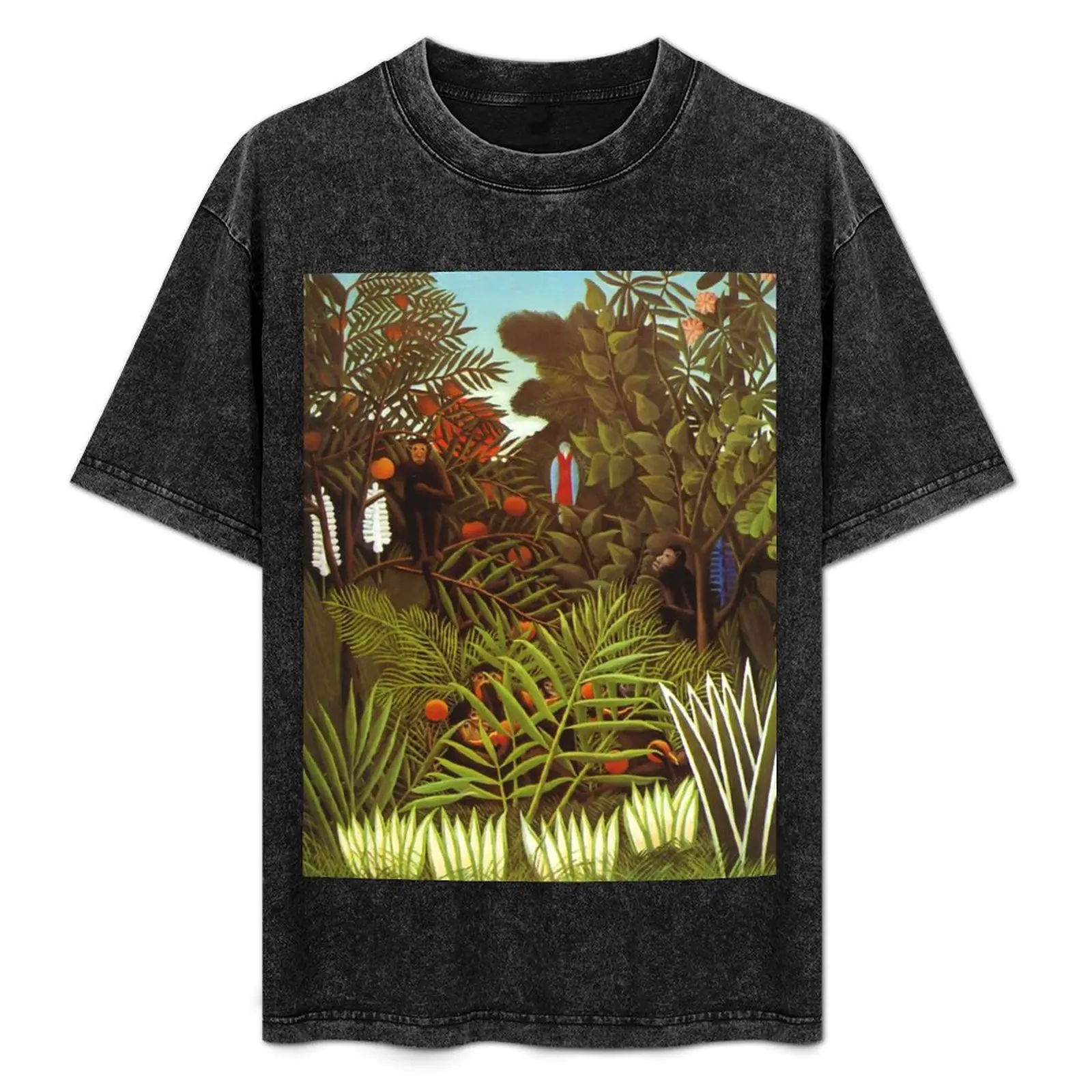 Henri Rousseau Exotic landscape, 1908 T-Shirt Work Wear Short Sleeve T-Shirt
Henri Rousseau Exotic landscape, 1908 T-Shirt Work Wear Short Sleeve T-Shirt