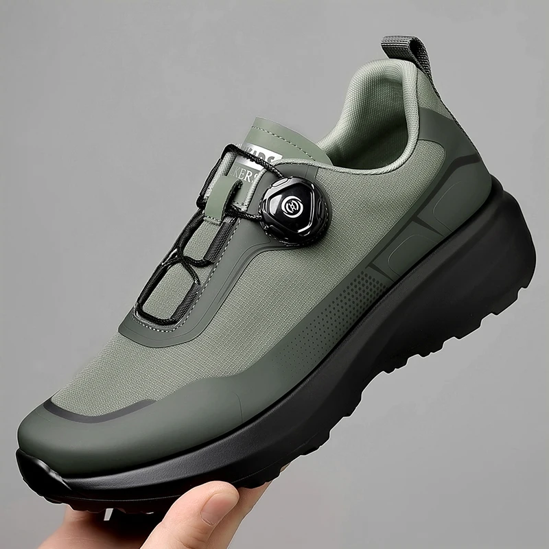 Mens Slip Resistant Running Shoes Black Thick Sole with Rotating Button Casual Sneakers for Outdoor Sports Commuting
Mens Slip Resistant Running Shoes Black Thick Sole with Rotating Button Casual Sneakers for Outdoor Sports Commuting