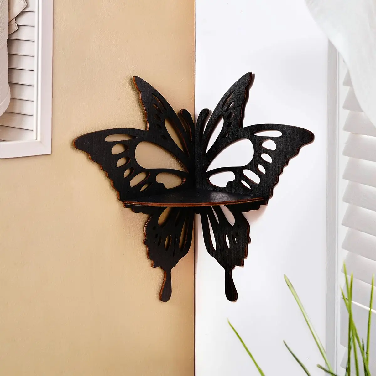 Wooden Butterfly Corner Candle & Storage Shelf - Minimalist Nordic Cut Craft, Rustic Wall-Mounted Organizer
Wooden Butterfly Corner Candle & Storage Shelf - Minimalist Nordic Cut Craft, Rustic Wall-Mounted Organizer