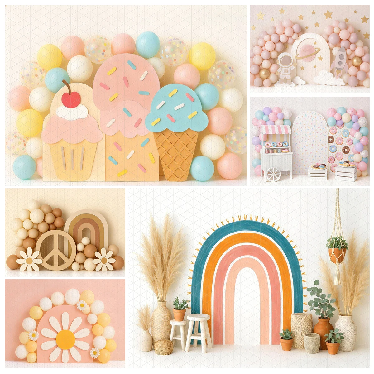 Sweet Scoops Backdrop Boho Rainbow Kids Adult Photography Props Sunshine And Petals Child Baby Photocall Backgrounds
Sweet Scoops Backdrop Boho Rainbow Kids Adult Photography Props Sunshine And Petals Child Baby Photocall Backgrounds