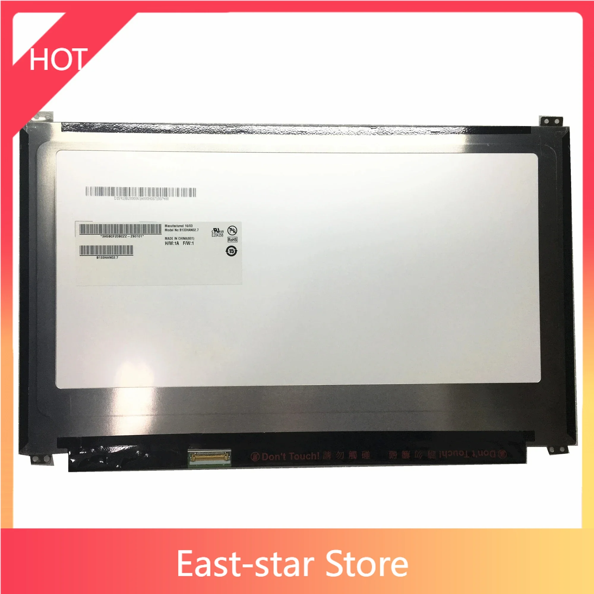 B133HAN02.7 For ASUS UX330 UX330U UX330UA 13.3" FHD EDP 30 Pins 1920*1080 Laptop LCD Screen
B133HAN02.7 For ASUS UX330 UX330U UX330UA 13.3" FHD EDP 30 Pins 1920*1080 Laptop LCD Screen