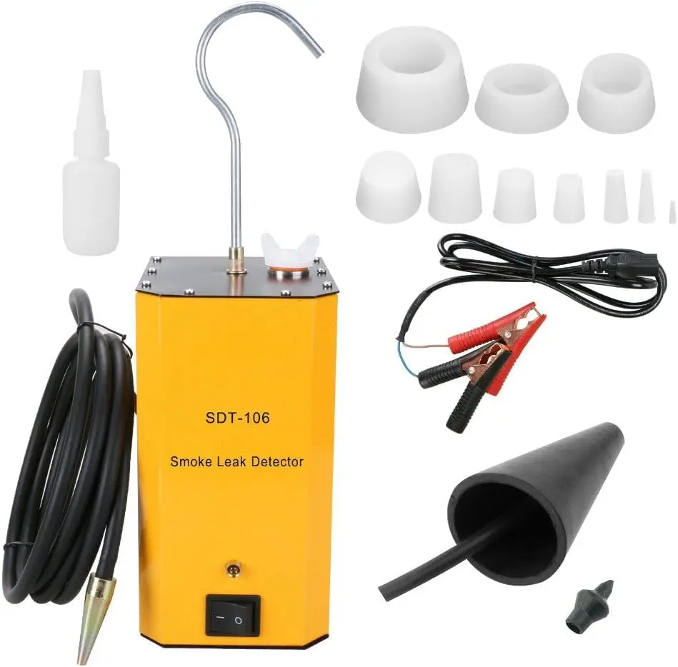 Smoke Leak Detector SDT106 Automotive Machine Car Tester Fuel Leak Detectors EVAP Tester Car Pipe Leakage Test
Smoke Leak Detector SDT106 Automotive Machine Car Tester Fuel Leak Detectors EVAP Tester Car Pipe Leakage Test