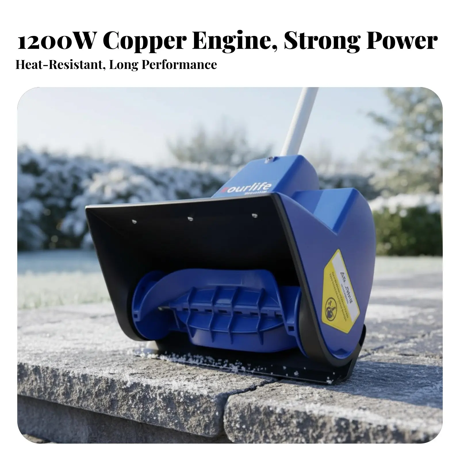 Compact Electric Snow Driveway Tool, Hand-Push, Powerful Motor, School Path, Property, Home, Sand
Compact Electric Snow Driveway Tool, Hand-Push, Powerful Motor, School Path, Property, Home, Sand