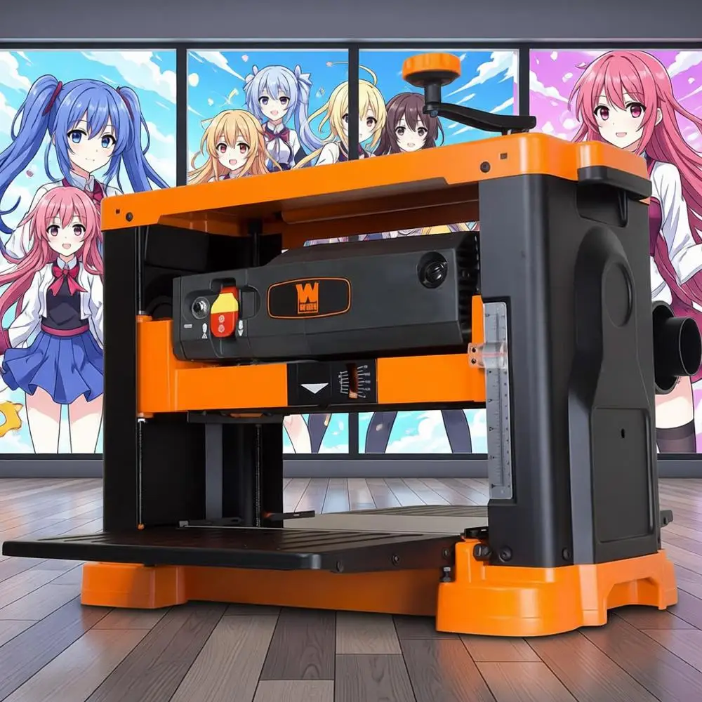 Электрический рубанок 15 А, 13 дюймов, для гладкой обработки и формовки древесины
Электрический рубанок 15 А, 13 дюймов, для гладкой обработки и формовки древесины