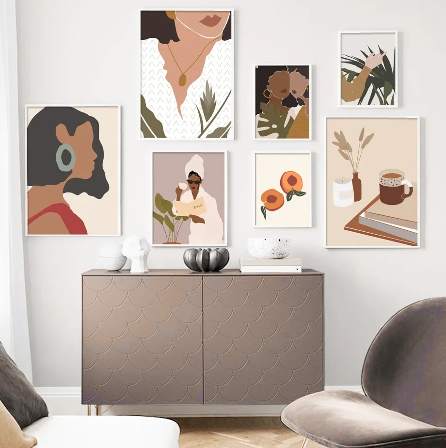 Fashion Girl Leaf Coffee Plant illustration Wall Art Canvas Painting Nordic Posters & Prints Wall Pictures For Living Room Decor
Fashion Girl Leaf Coffee Plant illustration Wall Art Canvas Painting Nordic Posters & Prints Wall Pictures For Living Room Decor