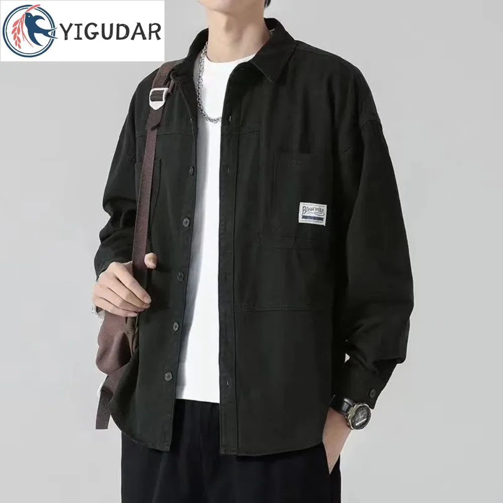 2023 Spring and Autumn New Men's Casual Blouse Cargo Shirt Loose Cotton Tough Tops Autumn Chest Pockets Shirts Men Clothing
2023 Spring and Autumn New Men's Casual Blouse Cargo Shirt Loose Cotton Tough Tops Autumn Chest Pockets Shirts Men Clothing
