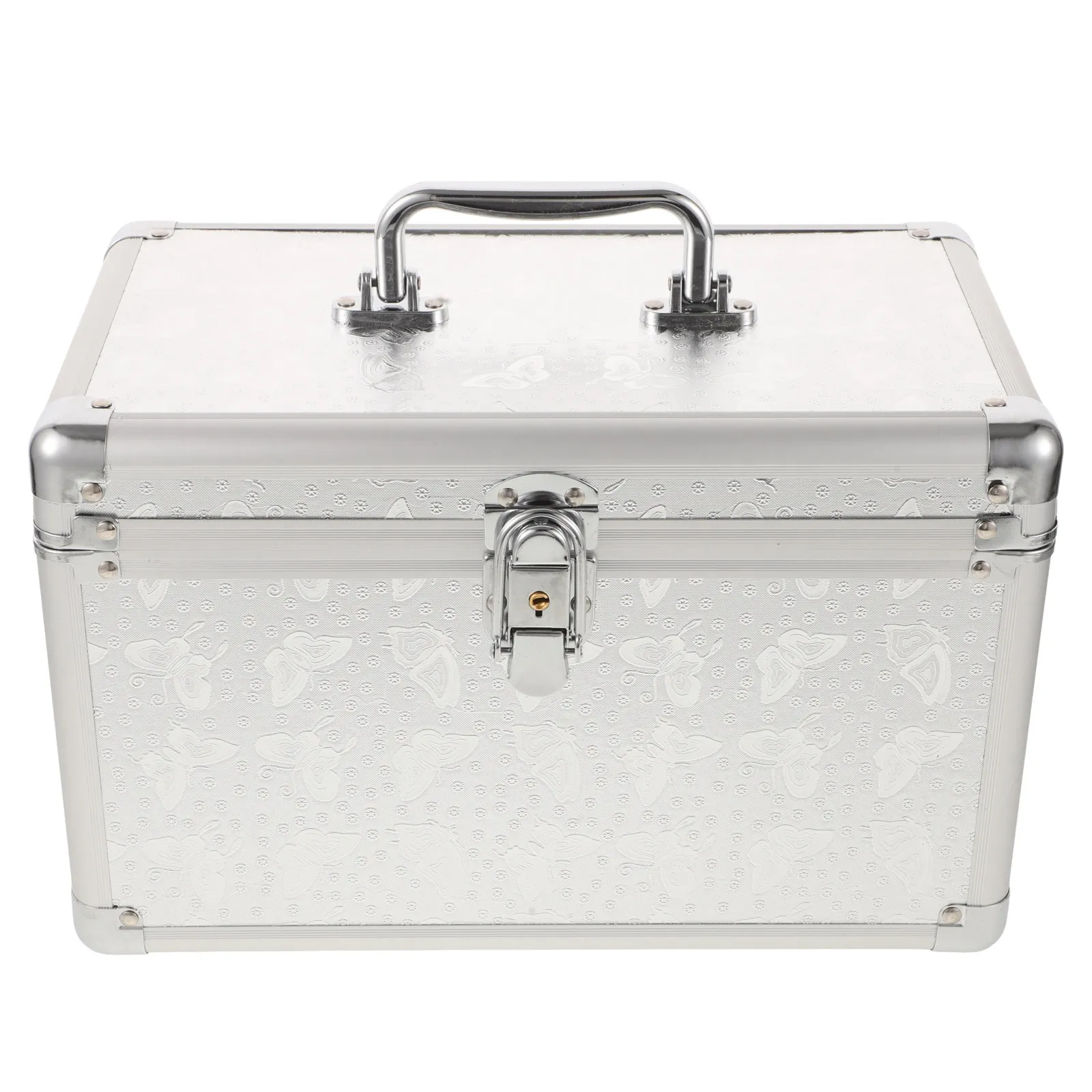 Multifunctional Portable Tool Box Small Capacity Aluminum Alloy Toolbox Lightweight Carrying Case Ergonomic Handle
