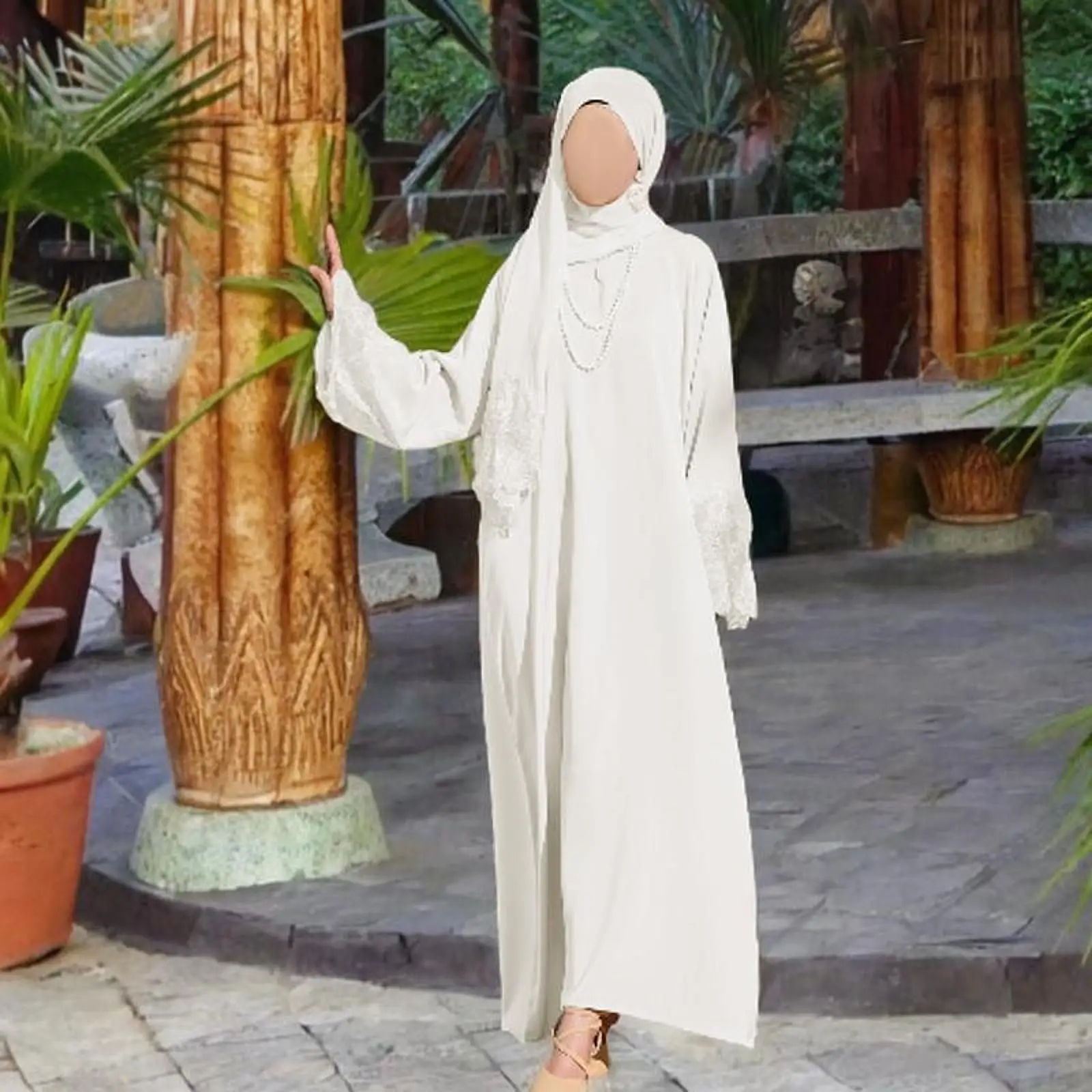 Women Muslim Robe M Size with Hijab Soft for Ethnic Festivals Party Holidays
Women Muslim Robe M Size with Hijab Soft for Ethnic Festivals Party Holidays