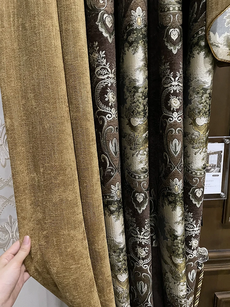 Высококачественная роскошная фланелевая занавеска с вышивкой кофе, толстая бархатная ткань, тюлевая занавеска M1323
Высококачественная роскошная фланелевая занавеска с вышивкой кофе, толстая бархатная ткань, тюлевая занавеска M1323