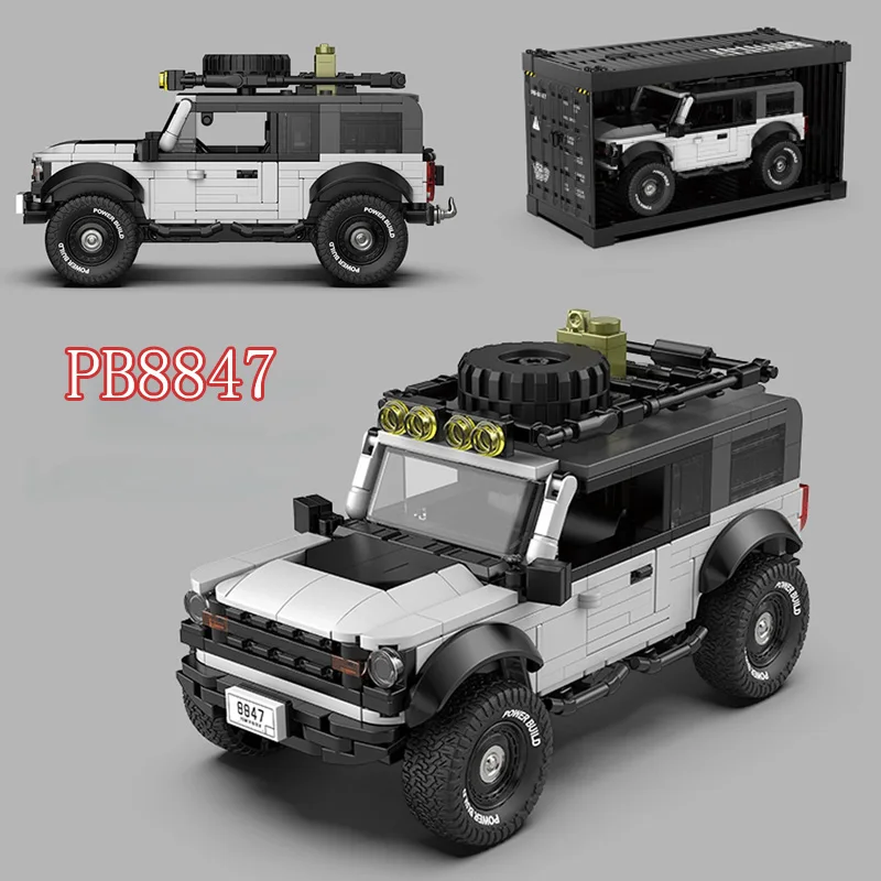 MOC PB8847 модель багги, технология строительного блока с витриной, внедорожник, собранные коллекционные кирпичи, игрушки, подарки
MOC PB8847 модель багги, технология строительного блока с витриной, внедорожник, собранные коллекционные кирпичи, игрушки, подарки