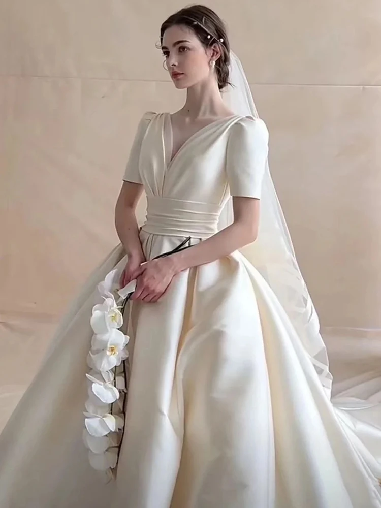 2024 New Vintage Wedding Dr Lightweight Veil Bride Gown Ele Long Train Floor Length White Polyester Satin Svel
2024 New Vintage Wedding Dr Lightweight Veil Bride Gown Ele Long Train Floor Length White Polyester Satin Svel