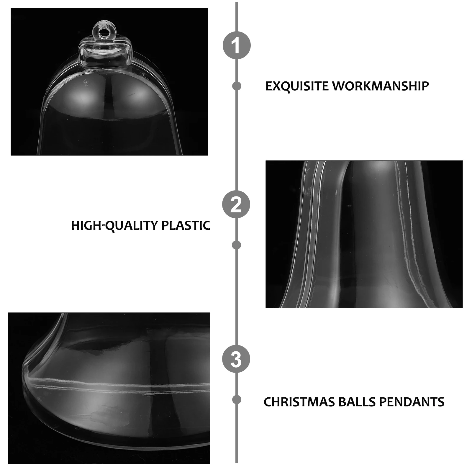 10 Pcs Transparent Xmas Hanging Decor Boxes Transparent Hanging Decor Bell Shaped Plastic Packing Boxes Gifts Christmas nament
10 Pcs Transparent Xmas Hanging Decor Boxes Transparent Hanging Decor Bell Shaped Plastic Packing Boxes Gifts Christmas nament