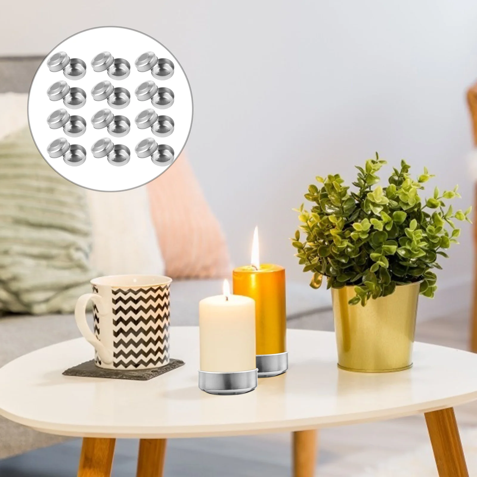 100 Pcs Aluminum Box Molds Tea Light Holders Cups Case Tins Tealight Empty Candlestick Travel
100 Pcs Aluminum Box Molds Tea Light Holders Cups Case Tins Tealight Empty Candlestick Travel