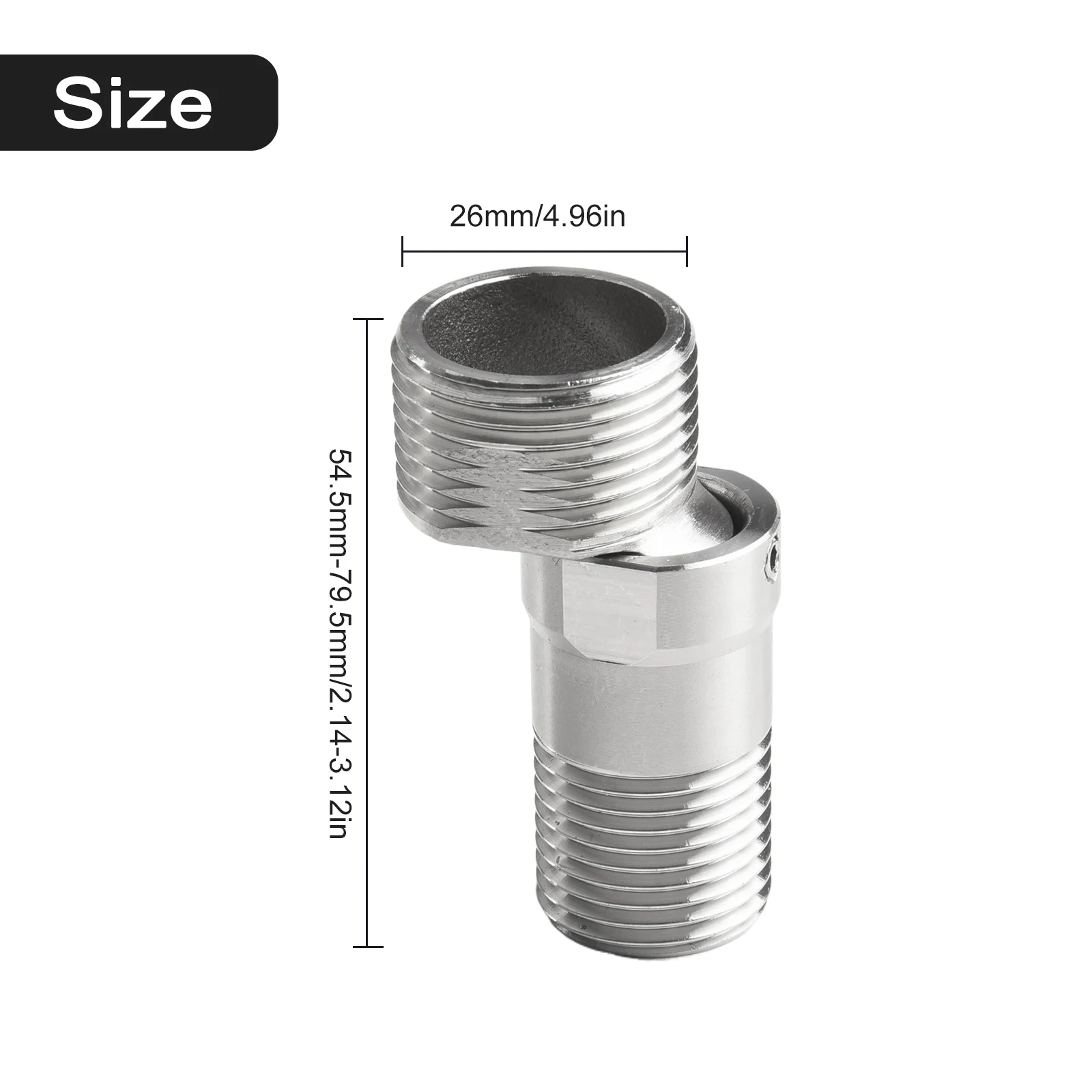 Corner Joint Faucet Retractable 5.5-7.8CM 360 Rotatable Faucet 360 Rotation Extendable Design Bathroom Installation