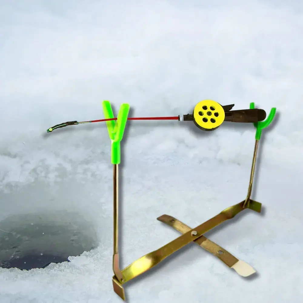 1PC Double-Head Fish Pole Holder Portable Ice Fishing Rod Holder Adjustable Angle Handle Support Winter Sea Fishing Gear
1PC Double-Head Fish Pole Holder Portable Ice Fishing Rod Holder Adjustable Angle Handle Support Winter Sea Fishing Gear
