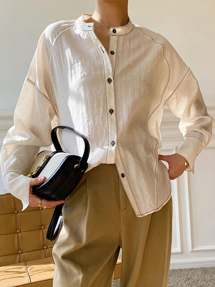 GypsyLady French Elegant Chic Shirt Blouse O-neck Beige Rayon Linen Long Sleeve Women Autumn Spring Holiday Casual Ladies Tops
GypsyLady French Elegant Chic Shirt Blouse O-neck Beige Rayon Linen Long Sleeve Women Autumn Spring Holiday Casual Ladies Tops