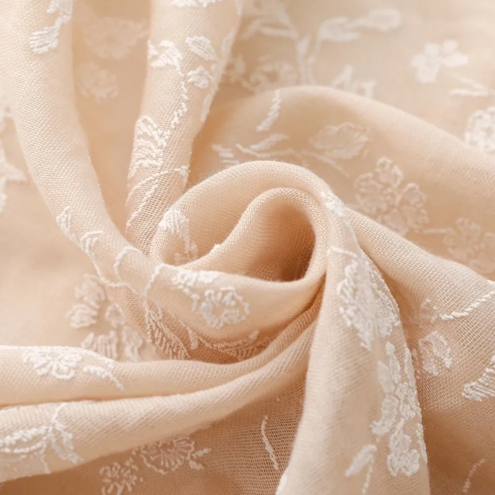 Literary Elegant Embroider Scarf Thin Plain Design Sunscreen Shawl Soft 180*90Cm Female Headscarf for Women
Literary Elegant Embroider Scarf Thin Plain Design Sunscreen Shawl Soft 180*90Cm Female Headscarf for Women