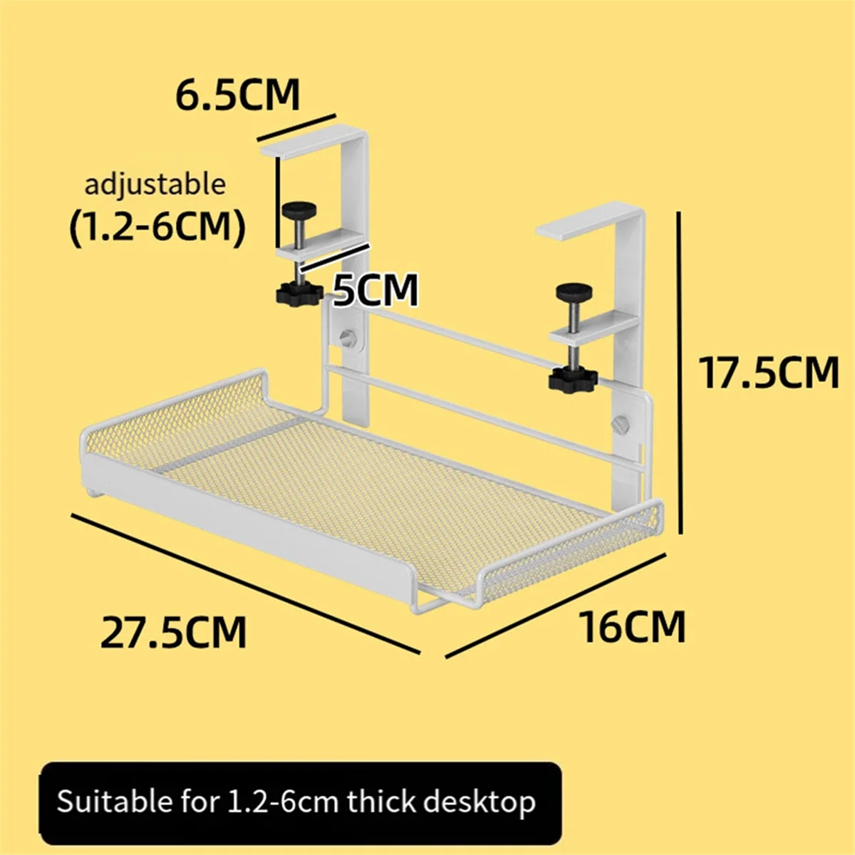 storage rackUnder Desk Cable Management TrayWorkstation StorageMetal Cable Tray Basket Standing Desk for Office
storage rackUnder Desk Cable Management TrayWorkstation StorageMetal Cable Tray Basket Standing Desk for Office