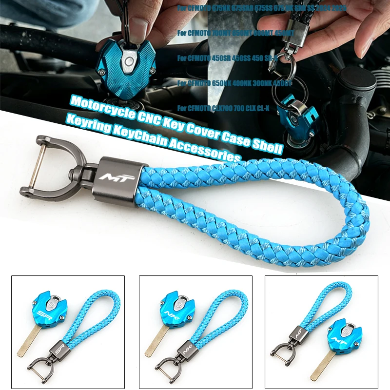 For CFMOTO 675SR 675NK 675 SS SR-R 450 SR MT 650MT 700MT 800MT 2024+ Motorcycle Accessories Key Case Cover Shell & KeyChain
For CFMOTO 675SR 675NK 675 SS SR-R 450 SR MT 650MT 700MT 800MT 2024+ Motorcycle Accessories Key Case Cover Shell & KeyChain