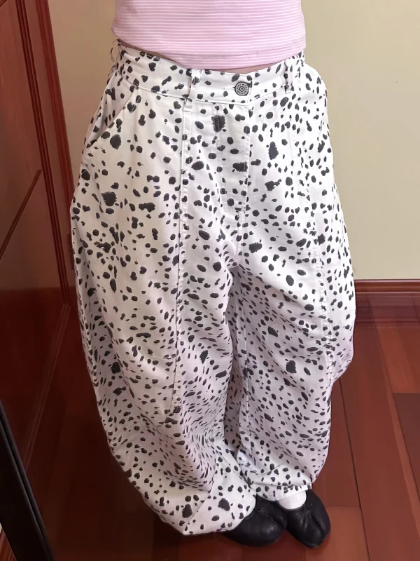 American Retro Cow Polka Dot Leopard Print Knife Pants Women Early Autumn Lazy Loose Flared Floor Length Jeans
American Retro Cow Polka Dot Leopard Print Knife Pants Women Early Autumn Lazy Loose Flared Floor Length Jeans