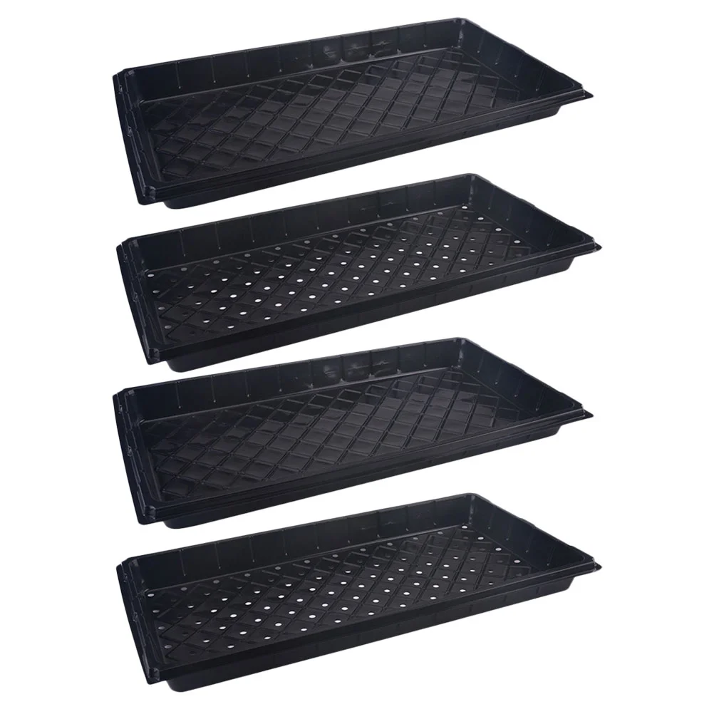 4 Pcs Planting Tray Water Seedling Man Flower Pot Grow Trays Plastic Starter Planter
4 Pcs Planting Tray Water Seedling Man Flower Pot Grow Trays Plastic Starter Planter