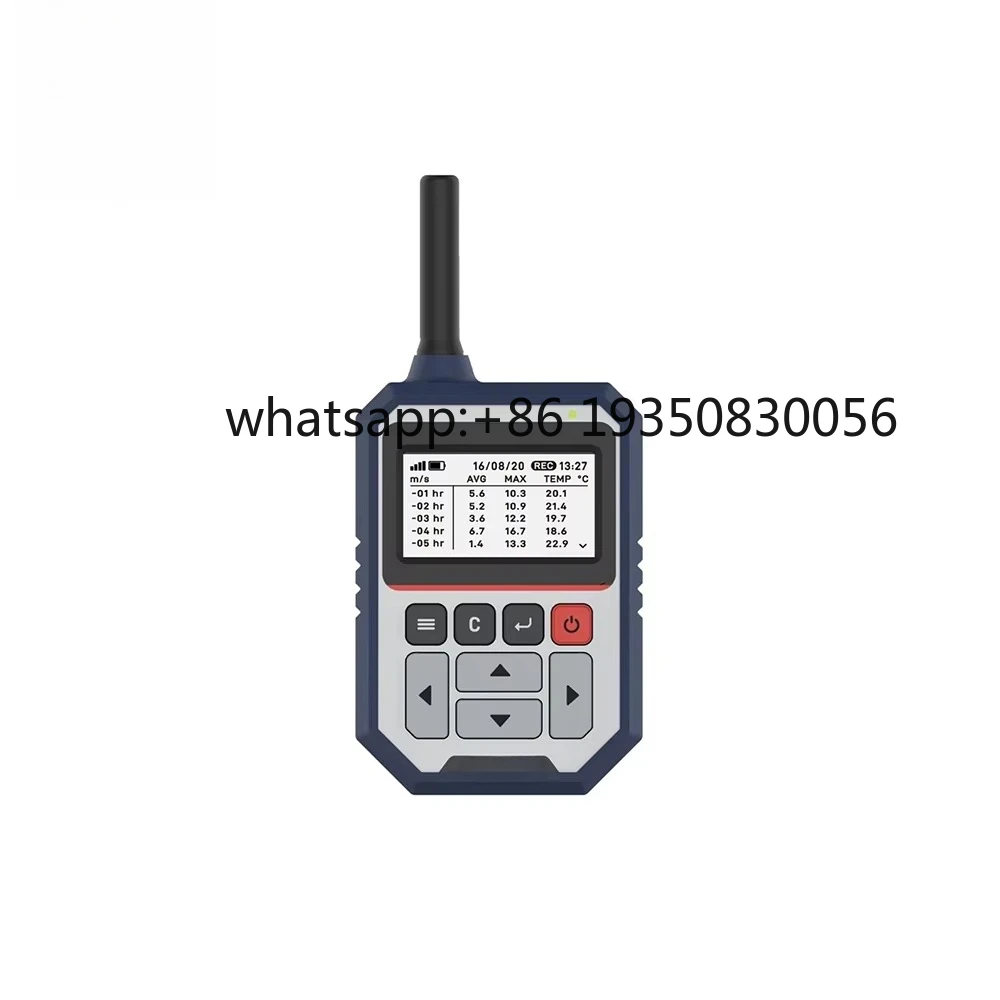 Outdoor Indoor Tower Crane Wireless Anemometer with Wind Direction Speed Thermometer
Outdoor Indoor Tower Crane Wireless Anemometer with Wind Direction Speed Thermometer