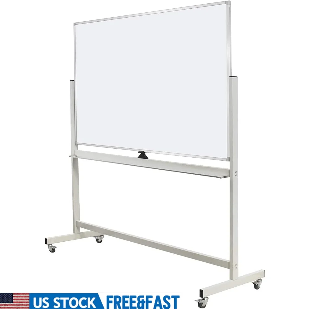 Double-Sided Magnetic Whiteboard Mobile Dry Erase Board with Rolling Stand Office School Home Teaching and Presentation Use
Double-Sided Magnetic Whiteboard Mobile Dry Erase Board with Rolling Stand Office School Home Teaching and Presentation Use