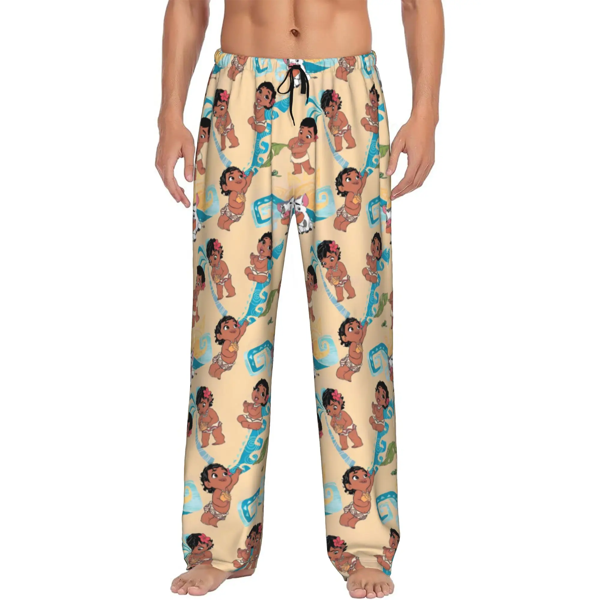 Custom Men's Moana Cartoon Pajama Pants Print Sleep Sleepwear Bottoms with Pockets
Custom Men's Moana Cartoon Pajama Pants Print Sleep Sleepwear Bottoms with Pockets