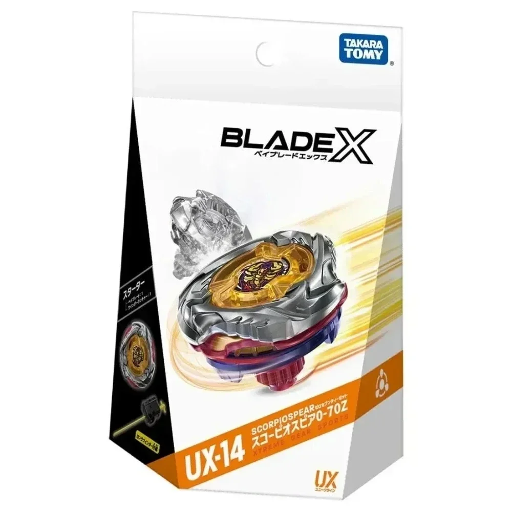 UX-14 Starter Scorpiospear 0-70Z Original Takara Tomy Bey X
UX-14 Starter Scorpiospear 0-70Z Original Takara Tomy Bey X