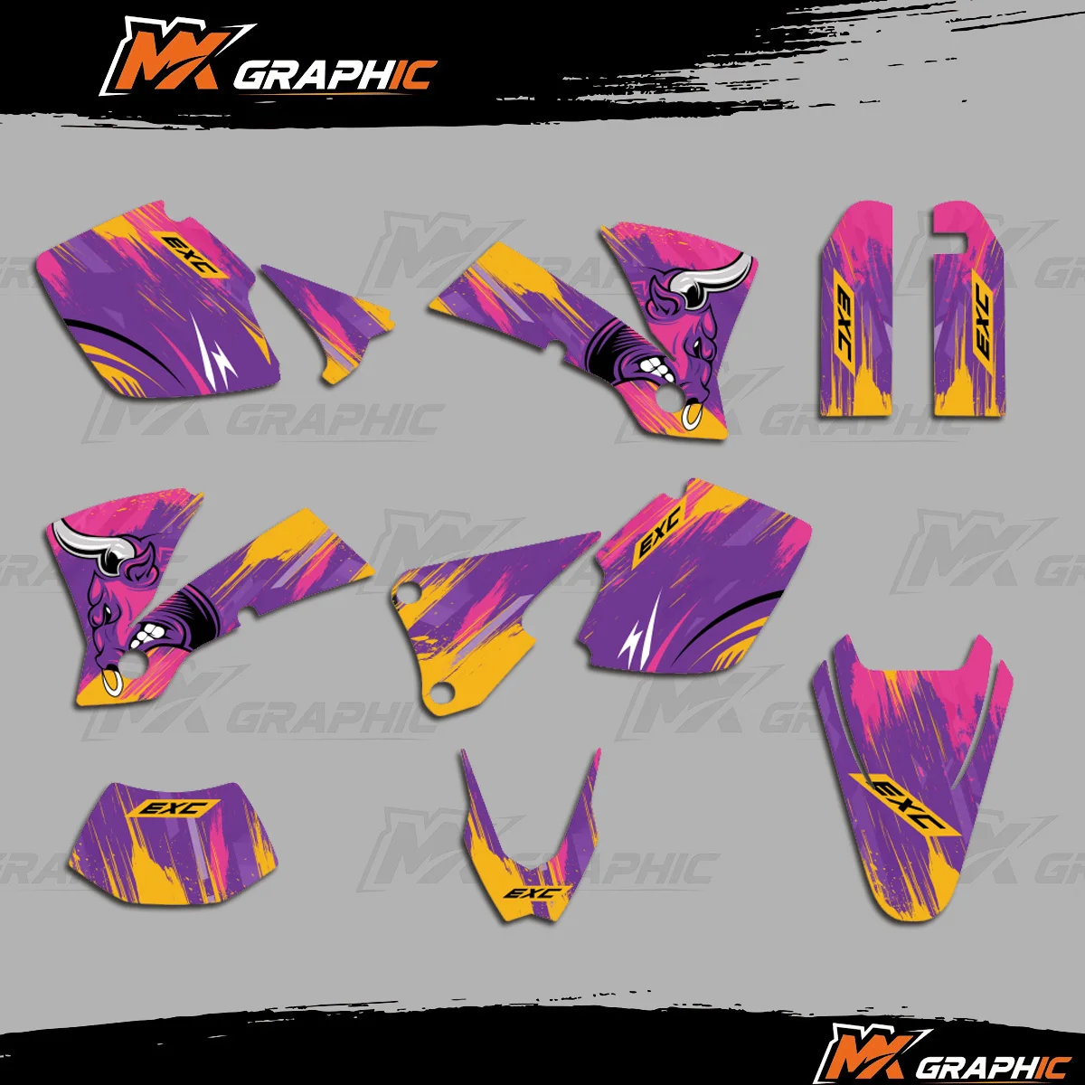 For KTM EXC EXC-F 125 250 300 450 525 2003 Enduro Graphics Decals Stickers
For KTM EXC EXC-F 125 250 300 450 525 2003 Enduro Graphics Decals Stickers
