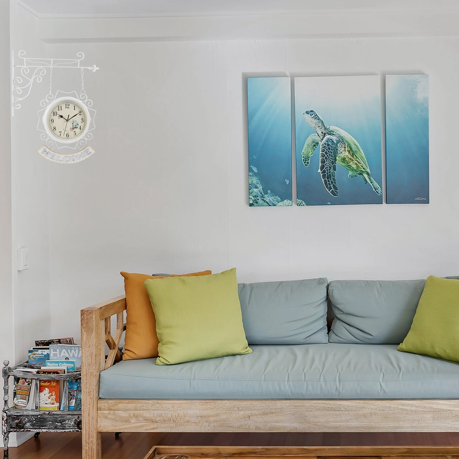 1Pcs European Style Double-Side Hanging Wall Clock Retro Decorative Clock Silent and for Home Office Bedroom Living Room
1Pcs European Style Double-Side Hanging Wall Clock Retro Decorative Clock Silent and for Home Office Bedroom Living Room