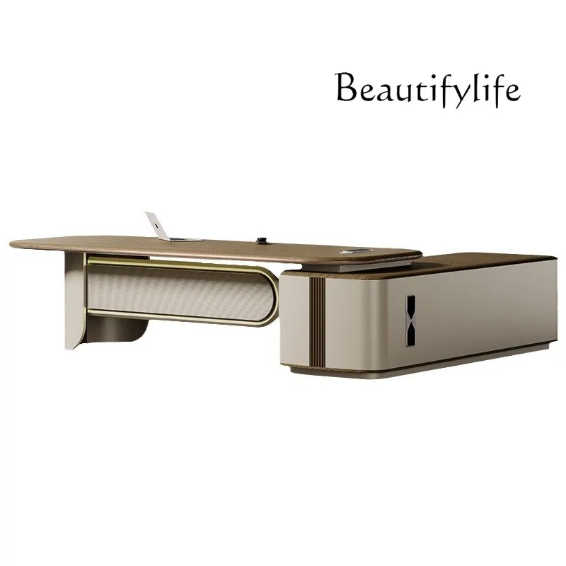 Desk light luxury high-end simple modern office furniture designer high-end fashion
Desk light luxury high-end simple modern office furniture designer high-end fashion