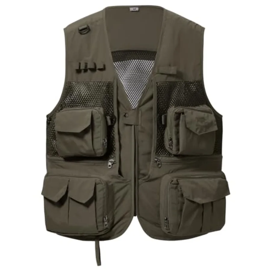 BASSDASH Men's Women's Utility Fishing Cargo Vest Outdoor Safari Photography Work Vest with Multi Pockets Mesh Back FV14
BASSDASH Men's Women's Utility Fishing Cargo Vest Outdoor Safari Photography Work Vest with Multi Pockets Mesh Back FV14