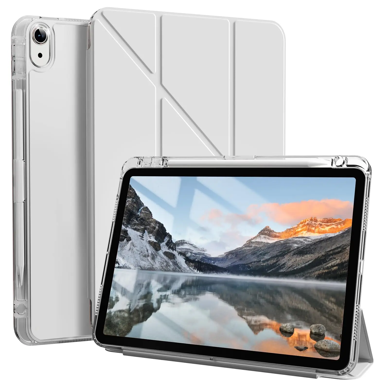 EGYAL for iPad Case for Air 13 2025 Air 11 M3 M2 Pro 11 2024 M4 Pro 13 Case with Pencil Holder Multi fold for Air 4 5 10.9
EGYAL for iPad Case for Air 13 2025 Air 11 M3 M2 Pro 11 2024 M4 Pro 13 Case with Pencil Holder Multi fold for Air 4 5 10.9
