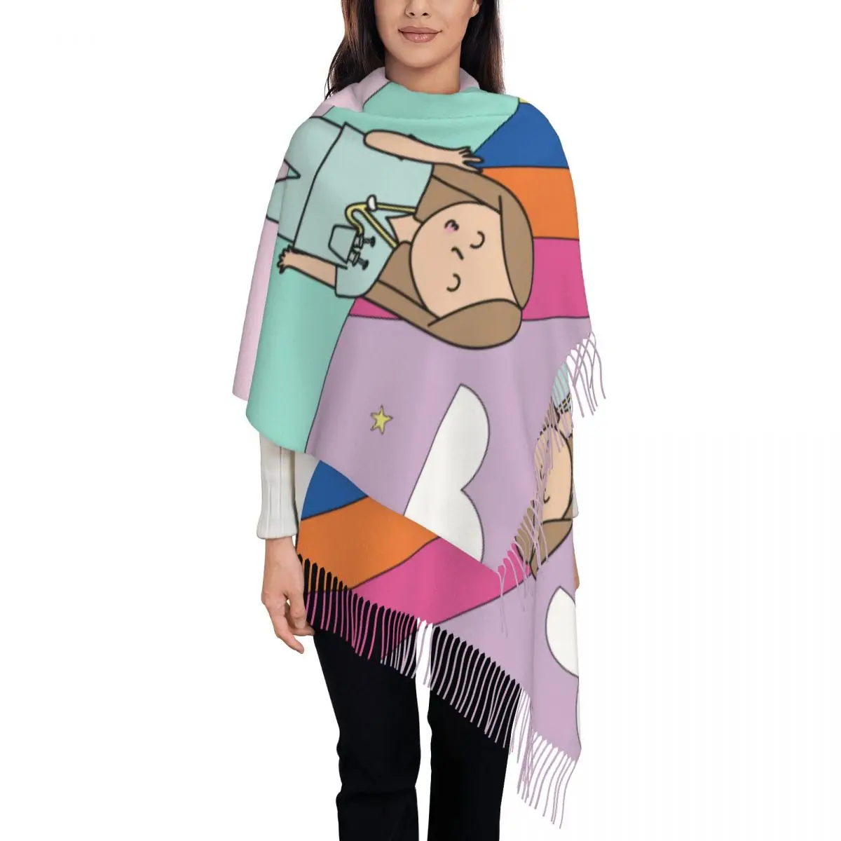 Stylish Cartoon Doctor Nurse Printed Tassel Scarf Women Winter Fall Warm Shawl Wrap Ladies Scarves
Stylish Cartoon Doctor Nurse Printed Tassel Scarf Women Winter Fall Warm Shawl Wrap Ladies Scarves