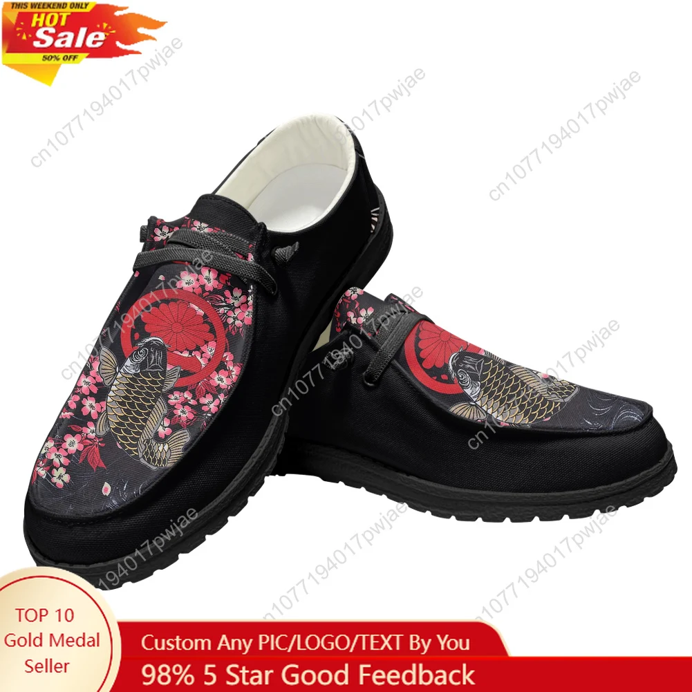Cherry Blossom Koi Carp Fish Japanese Sakura Casual Shoes Men Woman Flat Shoe Breathable Outdoor Lightweight On foot Shoe
Cherry Blossom Koi Carp Fish Japanese Sakura Casual Shoes Men Woman Flat Shoe Breathable Outdoor Lightweight On foot Shoe