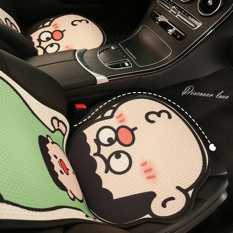 Universal Car Seat Cushion Cover Cute Ventilated Breathable Cartoon Big G Design for Comfortable Driving Car Interior Accessory
Universal Car Seat Cushion Cover Cute Ventilated Breathable Cartoon Big G Design for Comfortable Driving Car Interior Accessory