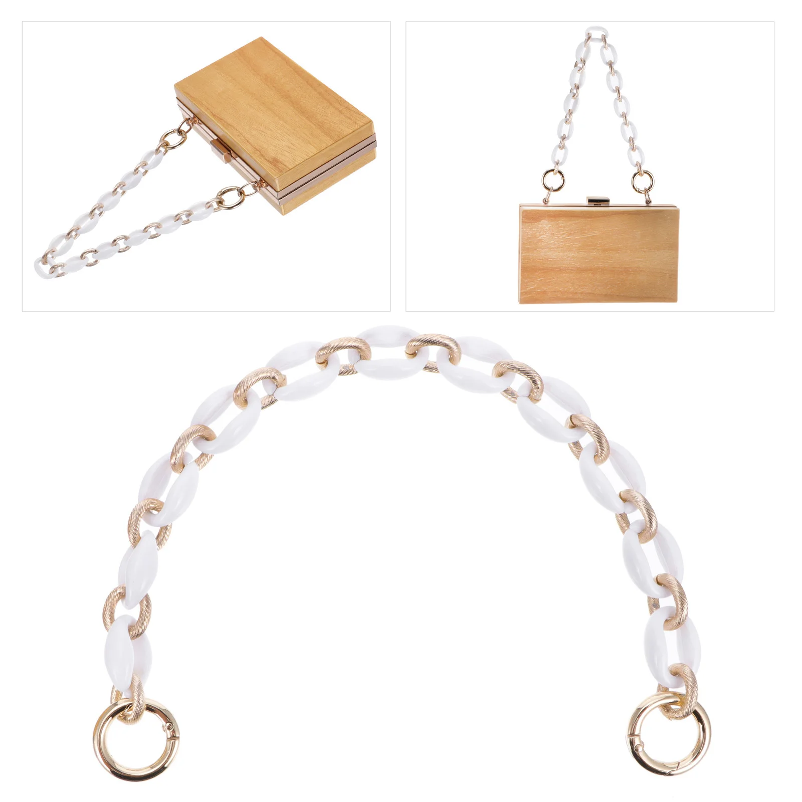 DIY Purse Handle Strap Bag Chain Replacement Handbag Decoration Accessories Sturdy Durable Not Easy to Rust Fade
DIY Purse Handle Strap Bag Chain Replacement Handbag Decoration Accessories Sturdy Durable Not Easy to Rust Fade