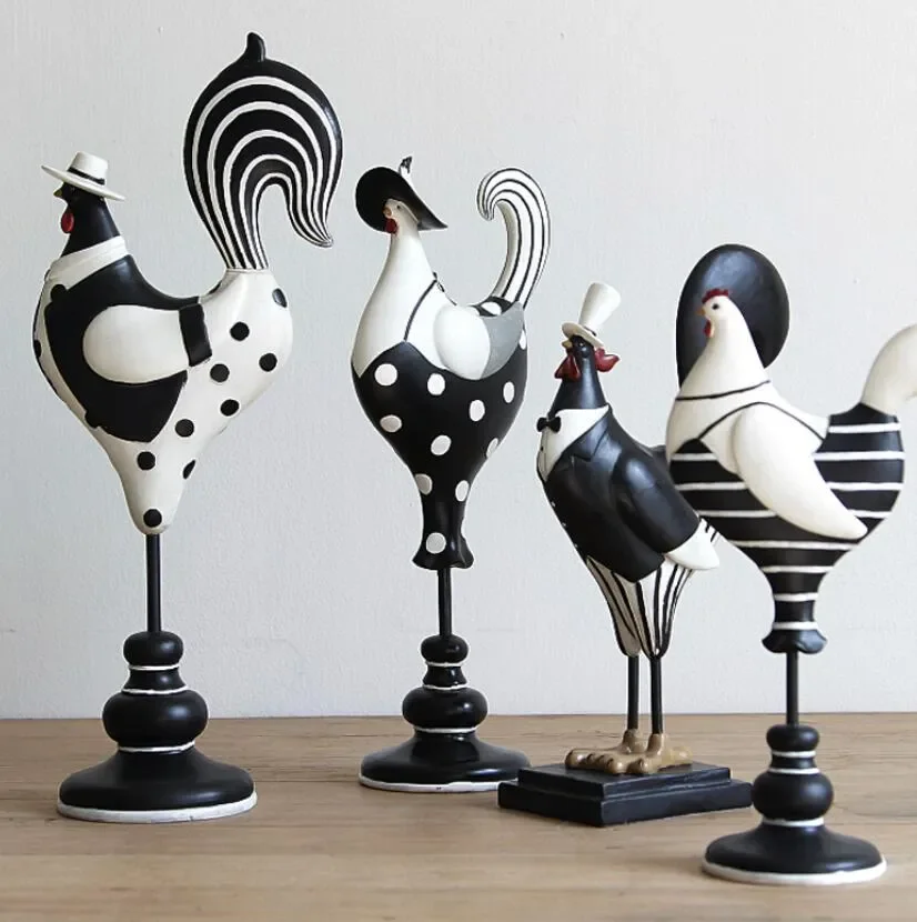 Creative resin chicken statue vintage cock hen statue home decor TV cabinet crafts room decoration garden resin animal figurines
Creative resin chicken statue vintage cock hen statue home decor TV cabinet crafts room decoration garden resin animal figurines