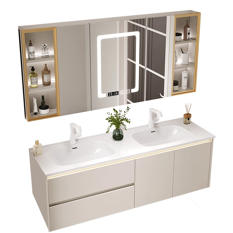 Large bathroom cabinet double sink vanity white gloss vanity hanging bathroom
Large bathroom cabinet double sink vanity white gloss vanity hanging bathroom