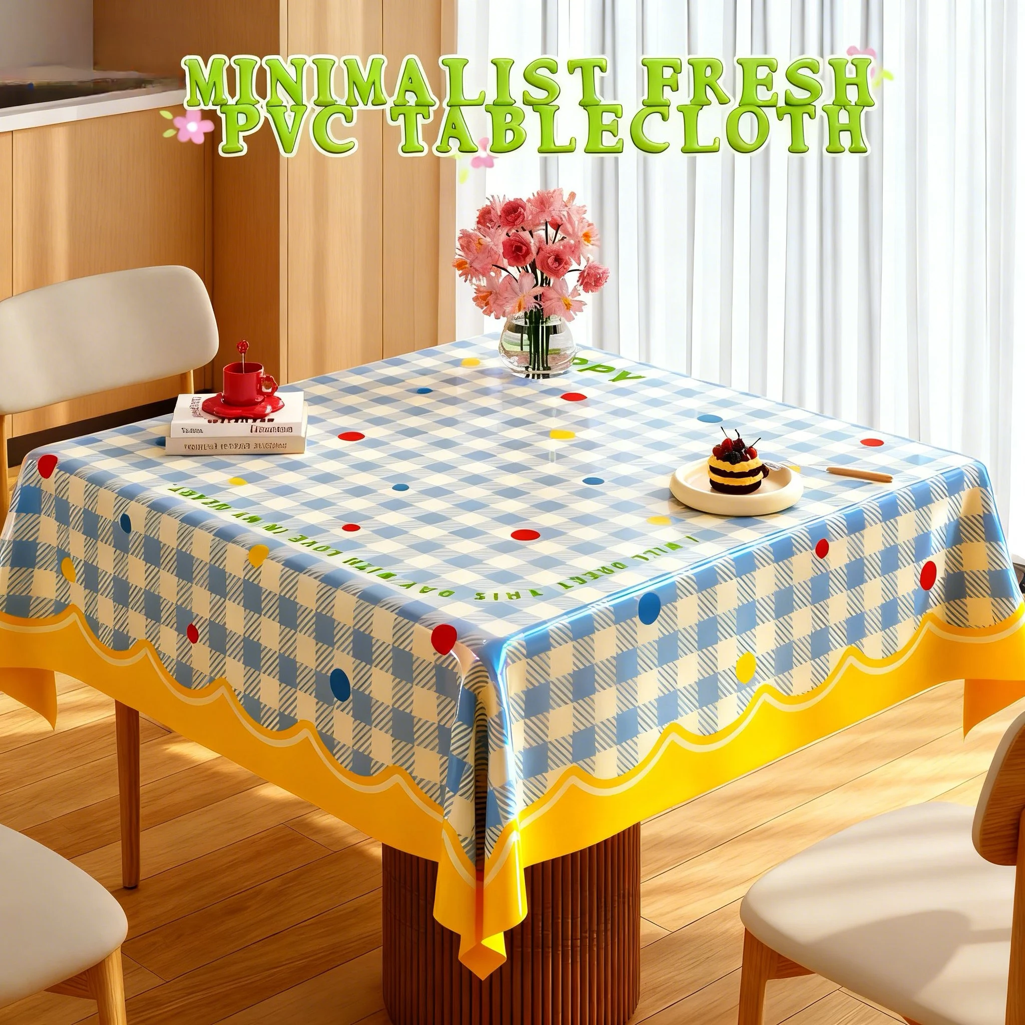 Водонепроницаемая маслостойкая скатерть из ПВХ, квадратная крышка стола для обеденной кухни, термостойкая моющаяся, стиль Ins для домашнего декора
Водонепроницаемая маслостойкая скатерть из ПВХ, квадратная крышка стола для обеденной кухни, термостойкая моющаяся, стиль Ins для домашнего декора
