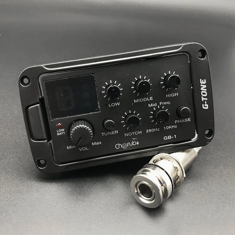 Folk Ukulele Box Piano Pickup 3-band Equalizer With Tuner Function
Folk Ukulele Box Piano Pickup 3-band Equalizer With Tuner Function