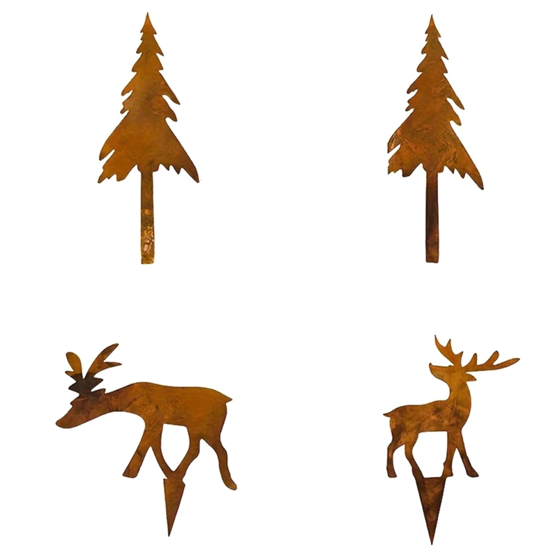 Metal Christmas Fawn Christmas Tree Stake 4 Pack Outdoor Yard Holiday Decor Christmas Outdoor Decoration
Metal Christmas Fawn Christmas Tree Stake 4 Pack Outdoor Yard Holiday Decor Christmas Outdoor Decoration
