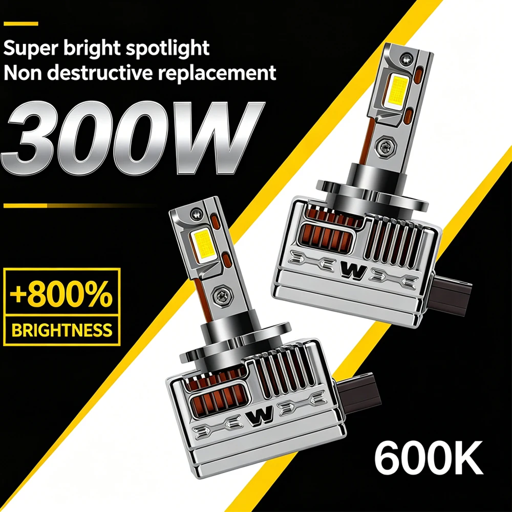 2X D1S D2S D3S D4S D5S D8S LED Canbus Lights 60000LM 300W Conversion Kit Lamp D Series Headlight Bulbs Xenon 6000K Plug&Play 12V
2X D1S D2S D3S D4S D5S D8S LED Canbus Lights 60000LM 300W Conversion Kit Lamp D Series Headlight Bulbs Xenon 6000K Plug&Play 12V