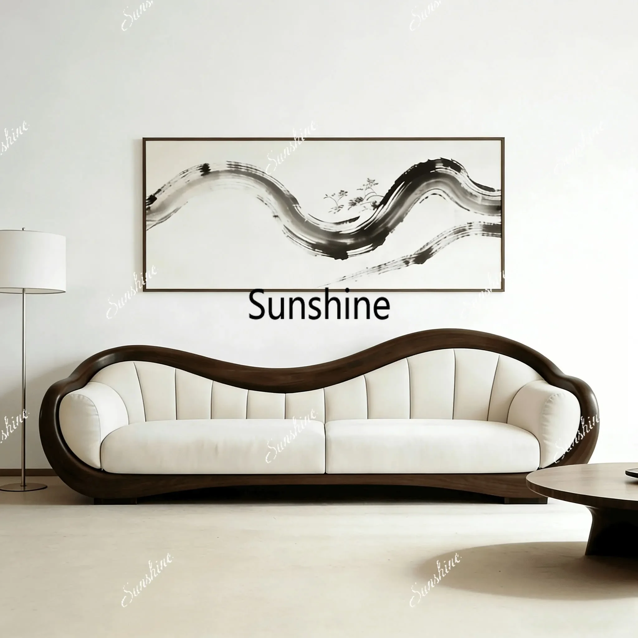 New Chinese-style ash wood home office three-person straight row high-end sofa
New Chinese-style ash wood home office three-person straight row high-end sofa