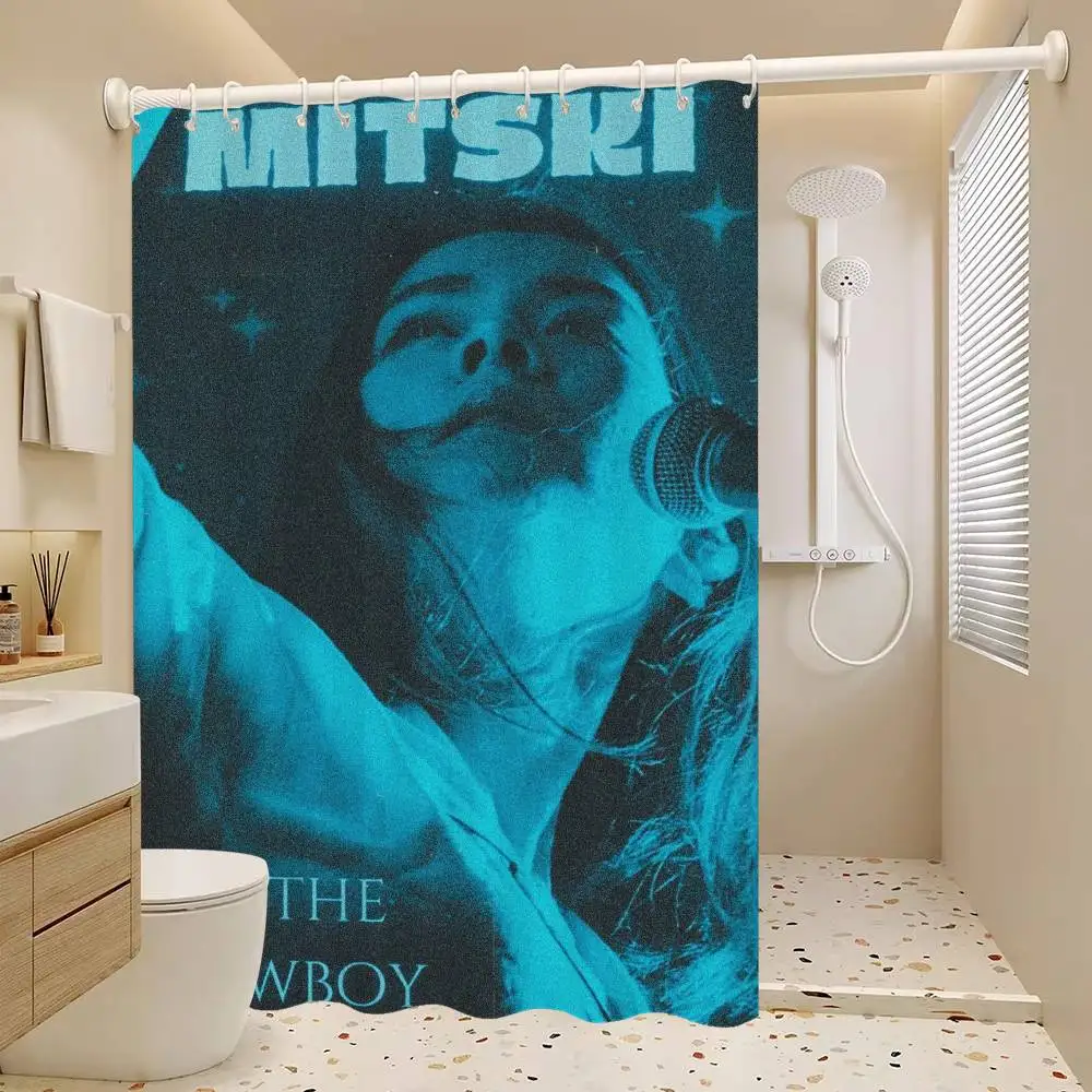 Американская поп-певица MITSKI узор занавеска для купания ванная комната занавеска для душа водонепроницаемая с 12 крючками домашний деко 
Американская поп-певица MITSKI узор занавеска для купания ванная комната занавеска для душа водонепроницаемая с 12 крючками домашний деко