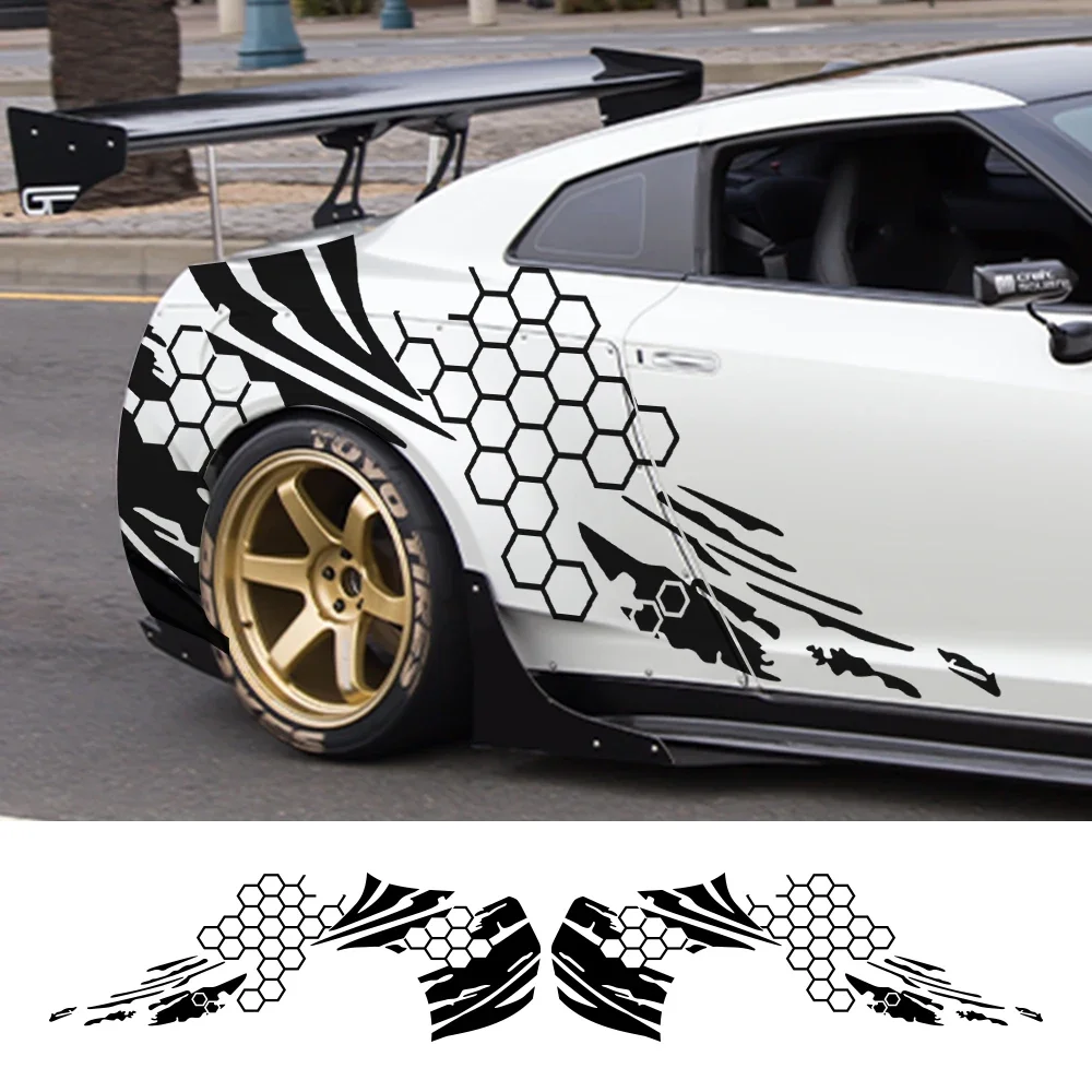 2PC For Audi BMW VW Toyota Ford Nissan Volvo Tesla Seat Cupra Skoda Suzuki Honda Peugeot Honeycomb Stripes Graphics Car Stickers
2PC For Audi BMW VW Toyota Ford Nissan Volvo Tesla Seat Cupra Skoda Suzuki Honda Peugeot Honeycomb Stripes Graphics Car Stickers