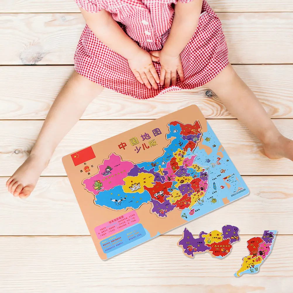Chinese Map Jigsaw Puzzle Bright Educational For Kids Improve Learning Ability Fun Children Plaything Early Development
Chinese Map Jigsaw Puzzle Bright Educational For Kids Improve Learning Ability Fun Children Plaything Early Development