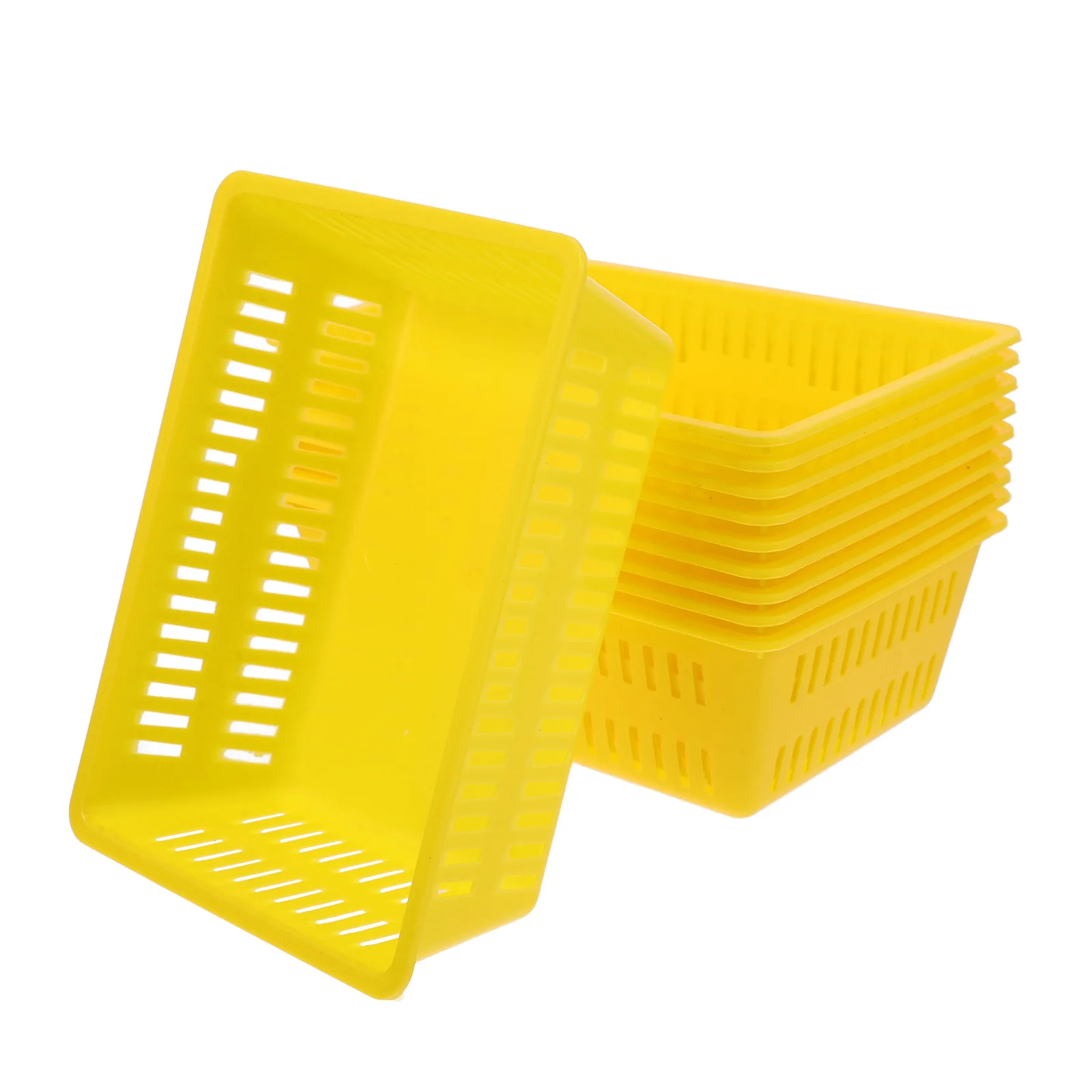 10 PCS Storage Basket Coin Little Baskets Classroom Mini Desk Container for Organizing Plastic Yellow Bins
10 PCS Storage Basket Coin Little Baskets Classroom Mini Desk Container for Organizing Plastic Yellow Bins